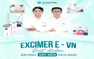 St.Paul Clinic - độc quyền điều trị vẩy nến công nghệ cao Excimer E-VN