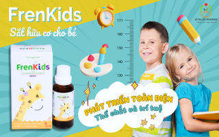 Sắt hữu cơ FrenKids - Phát triển toàn diện cả thể chất và trí tuệ cho bé
