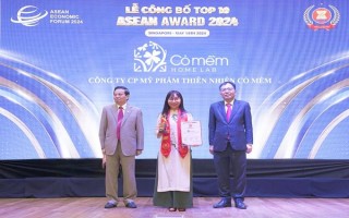 Bí quyết nào giúp mỹ phẩm Cỏ Mềm thắng giải thưởng “Thương hiệu tiêu biểu ASEAN”?