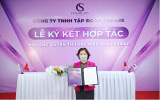 Lễ ký kết hợp tác giữa Chuỗi nhượng quyền thương hiệu Spa Cerabe và Đại lý Hứa Thị Bắc 